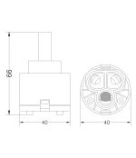 Cartuccia Ceramica n.127 Rub. TW40