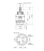 Cartuccia Ceramica n.205 Rub. Deviatrice G35D Quadro 7