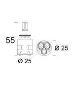 Cartuccia Ceramica n.207 Rub. Paffoni ZA91140